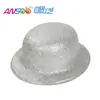 Sombrero de plástico PVC blister transfronterizo sombrero redondo dorado rosa Sombrero para fiesta festival disfraz Sombrero fiesta Sombrero para actuación de baile Sombrero Mágico
