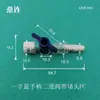 Conector de Válvula de Dos Vías Luer de Material de PC, Válvula Pequeña de Dos Vías, Válvula de Dos Vías Macho y Hembra, Conector de Tubo de Conexión Directa para Manguera de Plástico