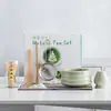 Tazón de Cerámica Estilo Japonés para Matcha con Pico, Set de Té Matcha, Set de Herramientas para Preparar Té Dinastía Song, Set de 8 Piezas, Exclusivamente para Suministro Transfronterizo