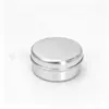 Caja Redonda de Aluminio Snap-On 15g D40*H20mm Crema para Ojos, Crema de Manos, Bálsamo Labial Caja de Almacenamiento Universal de Aluminio de Grado Alimenticio