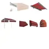 Toldos dobráveis, de manivela e retráteis elétricos de fábrica para varandas, uso externo e entradas de pátio; abrigos de chuva. Fabricante