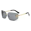 Populares Gafas de Sol Vanguardistas Moda Y2K para Chicas Estilo Callejero Gafas de Sol de Moda Selección de Influencers Xiaohongshu Gafas de Sol Plegables Curvas