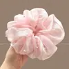 Goma para el pelo fruncida de estilo casual para mujer, banda elástica de alta gama para el cabello, nuevo accesorio para el cabello estilo coreano 2026 para peinados de moño