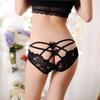Atacado do Fabricante: Calcinha Sexy de Renda Fina com Recortes para Mulheres, Calcinha Erótica Transparente Jacquard Sexy com Forro de Algodão Puro