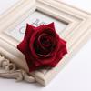 Cabeza de Rosa de Terciopelo Simulado Pastel Horneado Rosa Roja Material para Corsage Flor Decorativa para Ropa Flor de Boda
