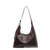 Bolsa Tote Popular de Gran Capacidad Otoño 2024 Nuevo Bolso de Hombro Casual para Viajes Bolso de Mano de Cuero Suave de Moda