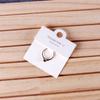Tarjeta blanca para empaque de joyas, etiqueta para anillos, pendientes, anillos, venta al por mayor, tarjeta de empaque universal