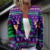 Nuevo cárdigan suéter navideño floral transfronterizo europeo y americano para Amazon, AliExpress y tiendas independientes, versátil y elegante