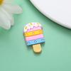 Accesorios creativos para zapatos con agujeros decorativos de dibujos animados lindos helado pvc goma suave accesorios diy material de helado al por mayor