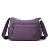 Nova Bolsa de Nylon Simples Transfronteiriça 2026 com Múltiplos Bolsos, Grande Capacidade, Leve, Fashion, Bolsa de Ombro e Transversal Casual para Mulheres