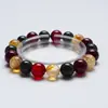 [Moyun Ningxuan] Pulsera de Cristal Natural Oro Negro Super Siete para Mujer Fácil de Combinar Regalo Pulsera de Cristal Blanco Venta al por Mayor