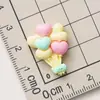 Lindo Macarrón Corazón Globo Resina Hecho a Mano DIY Pegamento Crema Accesorios para el Cabello Pasador Funda para Teléfono Móvil Accesorios para Vehículos Eléctricos