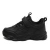 Tênis Brancos Infantis Cuidadosamente Selecionados, Tênis Esportivos Brancos de Malha para Meninas, Sapatos Pretos para Estudantes, Sapatos de Performance para Crianças Mais Velhas, Tênis Infantis