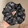 Goma para el pelo extragrande de estilo coreano de alta resistencia, coletero estilo perezoso para niñas, banda elástica para el pelo de alta gama