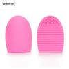 Nova escova de silicone ovo limpeza escova de maquiagem limpador ovo silicone escova ferramenta escova de tábua de lavar artefato