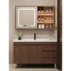 Nuevo mueble de baño estilo chino combinación lavabo integrado de cerámica lavabo de pie mueble lavabo lavabo lavabo
