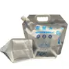 Saco Personalizado de Fábrica de 5L com Água Rica em Hidrogênio, Saco com Barreira à Prova de Luz Melhorado Manualmente, Saco com Bico de Folha de Alumínio de Grau Alimentício