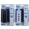 Hub USB 3.0 Expansión de Puerto Uno a Cuatro Dock de Expansión Hub USB Expansión Expansor de Interfaz USB de 4 Puertos