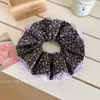 Scrunchie de renda floral doce estilo balé coreano, acessório de cabelo elegante e sofisticado
