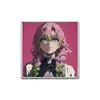 Anime Japonés y Coreano Demon Slayer Broche Divertido Insignia de Metal Accesorios para Ropa Pines de Solapa Patrón Geométrico Redondo Venta al por Mayor de Fábrica