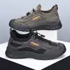 Nuevos Zapatos de Senderismo para Hombre, Versátiles, Ligeros, Casuales, de Suela Suave, Estables, para Deportes al Aire Libre, Zapatos de Papá, Zapatos para Hombre