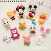 Venta caliente serie de dibujos animados Oso Pooh Mickey carcasa creativa para teléfono móvil agujero para pasador de pelo zapatos pegatinas para refrigerador accesorios caseros