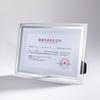 Porta-Retrato de Certificado Transparente A5A4A 3 polegadas Porta-Exibição de Moldura de Certificado de Autorização Honorífica Moldura de Exibição para Emoldurar Prêmio de Vidro Cristal