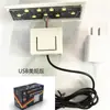 Lâmpada de clipe para aquário lanterna LED de cristal aquário lâmpada LED para plantas aquáticas bitola europeia inserção redonda aquário mini lâmpada de clipe