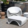 GRC Special-shaped Art Seat Designer Recomendar Fábrica Criativa Ao Ar Livre 1 Assento de Parque Assento Acabado Cimento