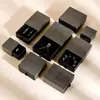 Caja de Joyería Extraíble Gris para Pulseras, Anillos, Pendientes, Collares Caja de Empaque Papel Especial Cajón Caja de Regalo Se Puede Imprimir LOGOTIPO