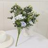 Eucalipto segurando um buquê de flores e rosas segurando flores artificiais flores decorativas casamento sala de estar mesa de escritório alta qualidade luxo leve