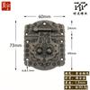 Chengyu A070 hebilla de cierre hebilla de caja de Guangzhou hebilla hebilla candado chino antiguo candado pequeño de cobre candado