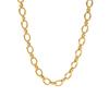 Moda europeia e americana popular estreita cadeia cruz fivela colar feminino 18K banhado a ouro jóias pulseira colar atacado