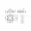 Interruptor de toque Jingteng TS-A007 3*3*1.5/1.7/2.0/2.5 botão preto 3 x3x1.5 patch de quatro pinos