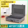 Caja de almacenamiento de contraseñas con candado, bolso, caja de aleación de aluminio, caja de archivo, caja de almacenamiento para colección de certificados, gran capacidad, para el hogar