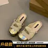 Mules cerrados de punta redonda estilo francés inspirados en Chanel para mujer, aptos para usar en exteriores, nuevos zapatos Mary Jane brisa de verano 2026