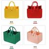 Bolsas de Fieltro Tote, Bolsas de Almacenamiento Personalizadas, Bolsas de Souvenir, Bolsas de Regalo, Se Pueden Imprimir con Logos, Venta al por Mayor Transfronteriza