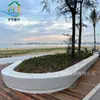 Fábrica GRC Silla de Ocio para Parque Deportivo Personalizada Taburete de Jardín al Aire Libre Comercial Árbol Piscina Macizo de Flores con Forma Especial Taburete Paisajístico