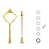 Suporte de Bolo de Liga de Zinco Suporte para Frutas Suporte de Pratos em Camadas Suporte de Metal para Bolo Suporte Suspenso Suporte de Pratos Bandeja de Doces Doméstica