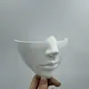 Máscara de meia-face para maquiagem de cosplay, máscara para adulto masculino e feminino, máscara de performance de baile de máscaras, cosplay de fantasia no atacado