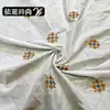Em Estoque Novo Tecido Bordado de Flocos de Neve Tecido Vestido Camisa Feminino Tecido de Designer Atacado