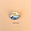 Broche Inspirador Original Lindo Insignia de Personaje de Metal Japonés Pin para Pareja Decoración de Bolsa Regalo para Estudiantes para Hombres y Mujeres