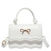 2026 Nova Moda Tendência Casual Feminina Elegante Bolsa Transversal de Ombro Único com Vibe Western, Bolsa Quadrada Pequena Simples e Elegante
