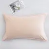 Fundas de almohada de algodón 100% cepillado 48x74 cm, juego de dos, fundas para cojines de algodón puro para adultos, tamaño grande 50x80 cm, pieza única