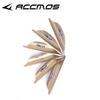 Pluma espiral pluma espiral 1.56 pulgadas pluma espiral inversa troquelada Nueva pluma espiral flecha de tiro con arco flecha de aluminio con pegamento de enrollado