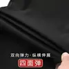 Pantalones casuales finos de verano para hombre estilo coreano modernos pantalones deportivos para hombre rectos sin planchar frescos de secado rápido hombres