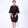 Servicio al cliente de peluquería bata de invitado para cliente barbería bata de invitado para cliente Salón de Belleza SPA bata de invitado para cliente peluquería kimono tratamiento capilar tinte de pelo servicio al cliente