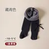 Nuevas Mallas Infantiles Más Terciopelo Engrosadas Color Sólido Lazo Niña Bebé Pantalón Capa Base Ropa Exterior para Bebés Calcetines Capa Base