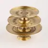 Atacado do Fabricante Bandejas de Oferenda de Latão, Bandejas de Oferenda de Lótus de Cobre, Bandejas de Oferenda de Frutas, Bandejas de Oferenda com Estátua de Buda, Ornamentos de Cobre