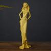 Adornos tallados en madera de boj, belleza, primer amor, hogar, sala de estar, estudio, decoración, tallado en madera maciza, artesanía, regalo, principios de primavera